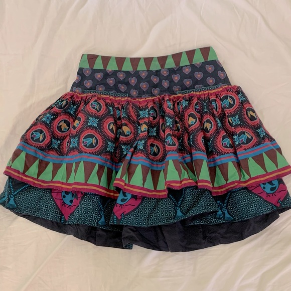 Marc by Marc Jacobs Multi Pattern Cotton Skirt - Picture 5 of 10